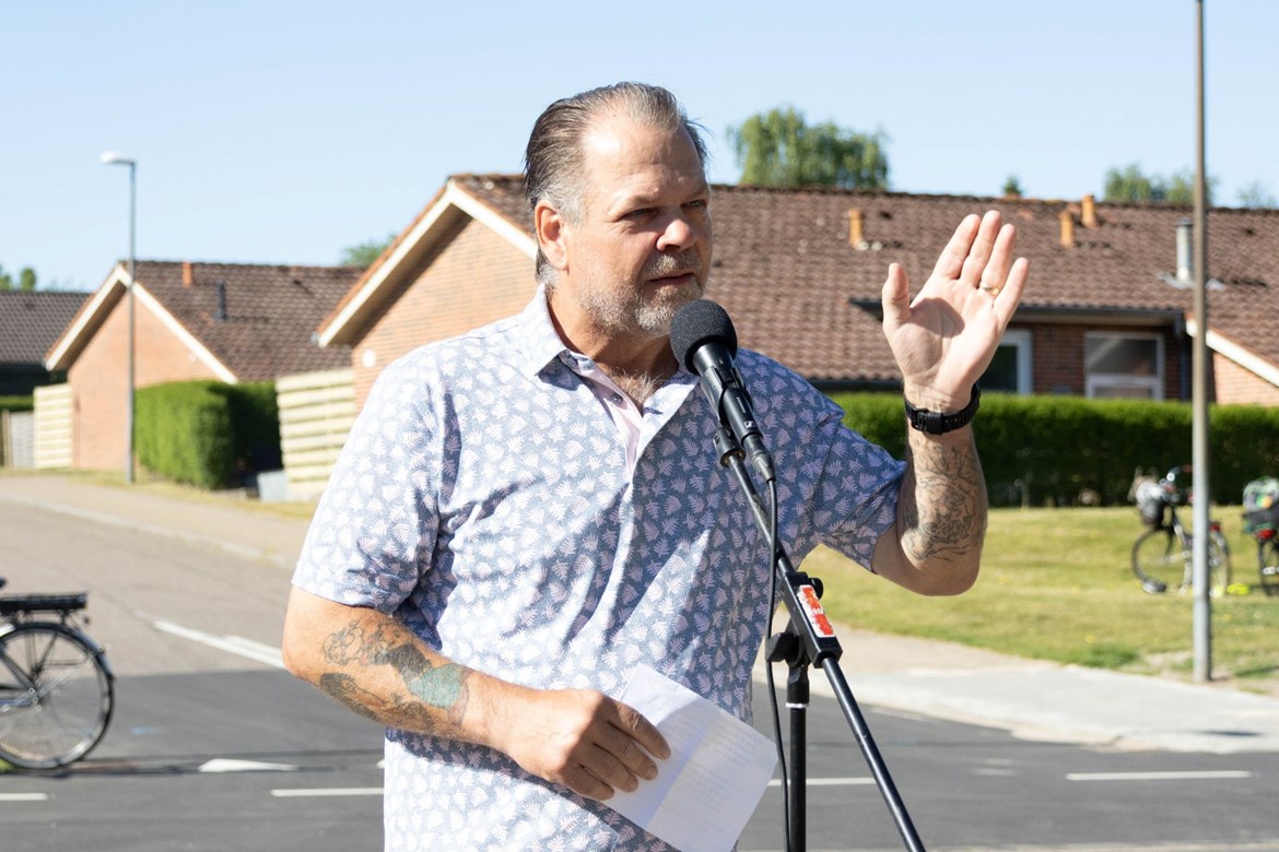 "Godt begyndt er halvt fuldendt", sagde Jean Darly i sin indvielsestale til cykelstiens første halvdel.